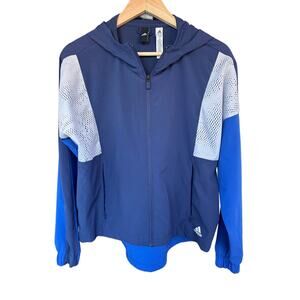 ADIDAS Unisex Blue Track Zip Up Jacket